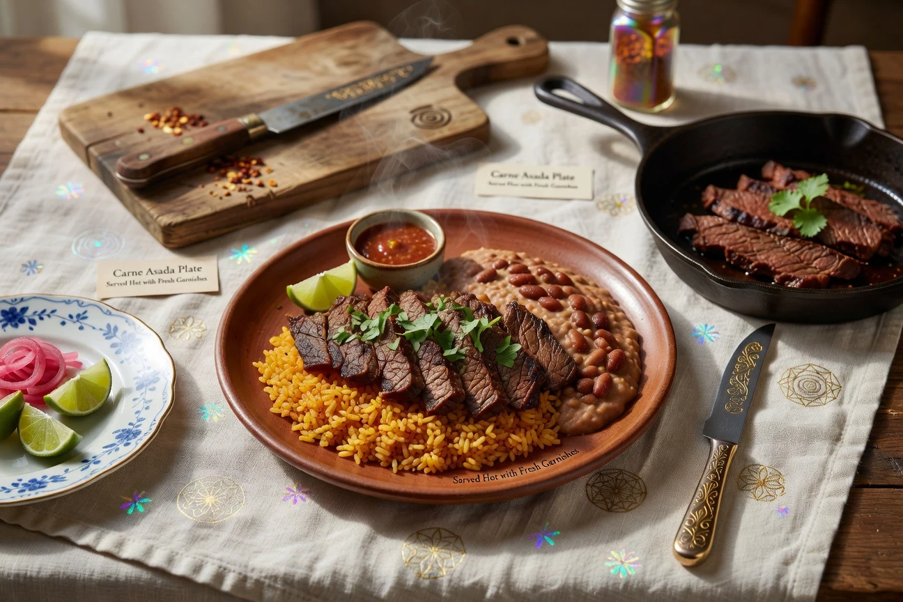 9. Carne Asada Fry Plate Photographic Plate