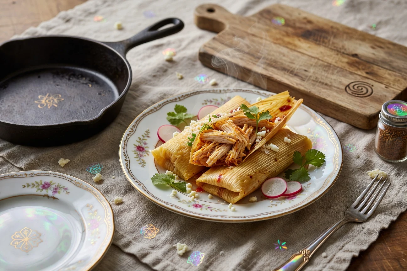 28. Chicken Tamales Photographic Plate