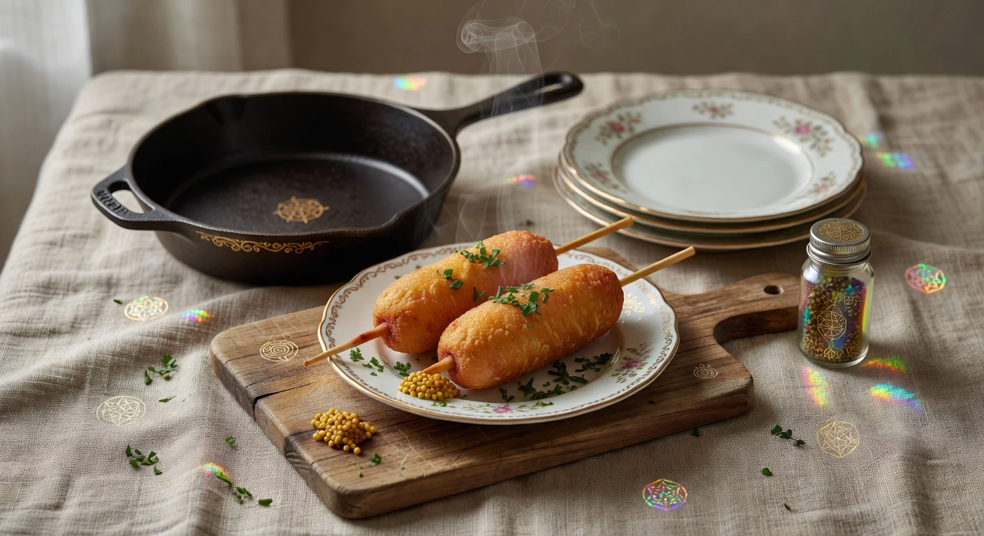 18. County Fair Corn Dogs Photographic Plate
