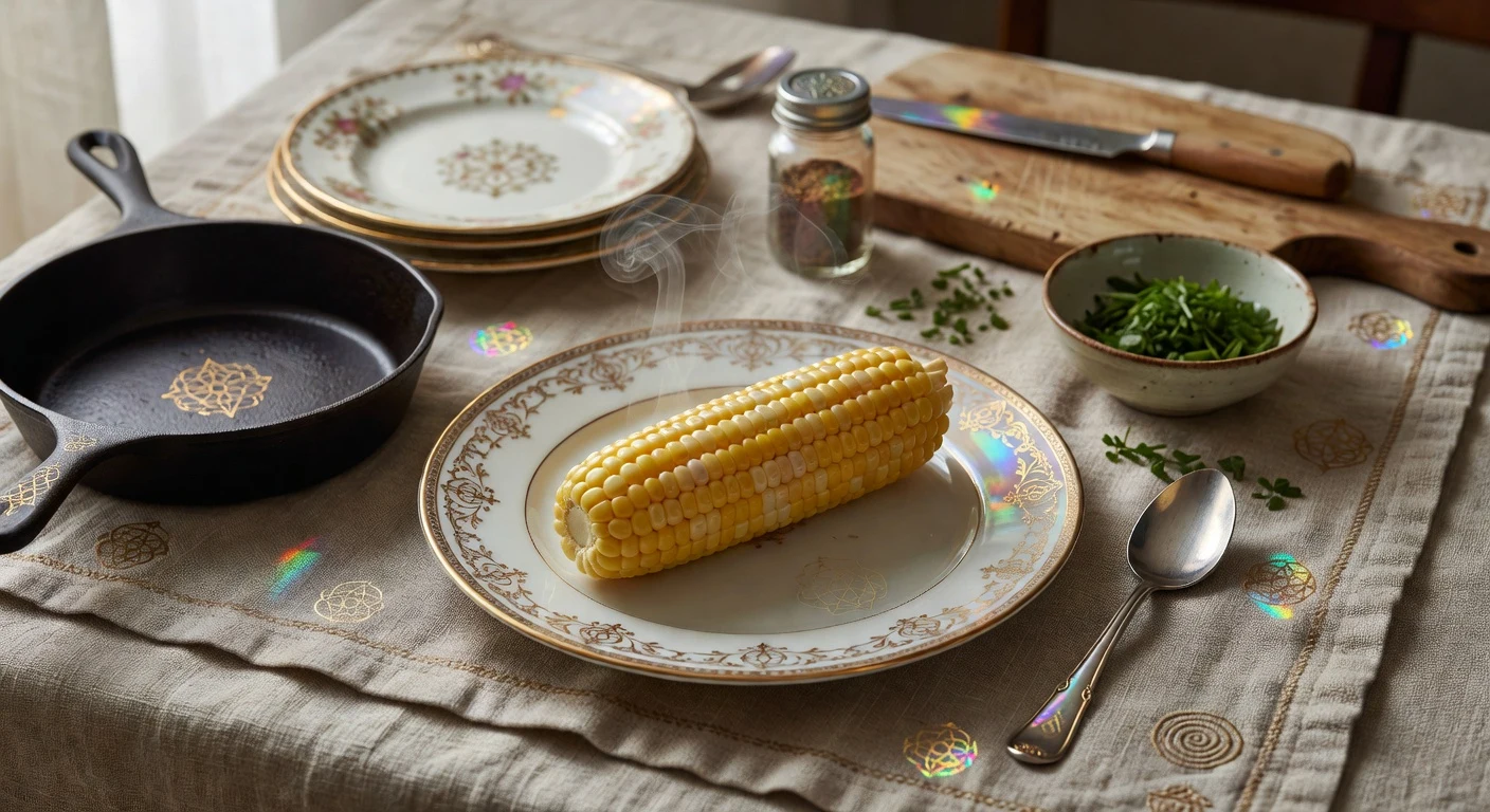 3. Summer Corn on the Cob Photographic Plate