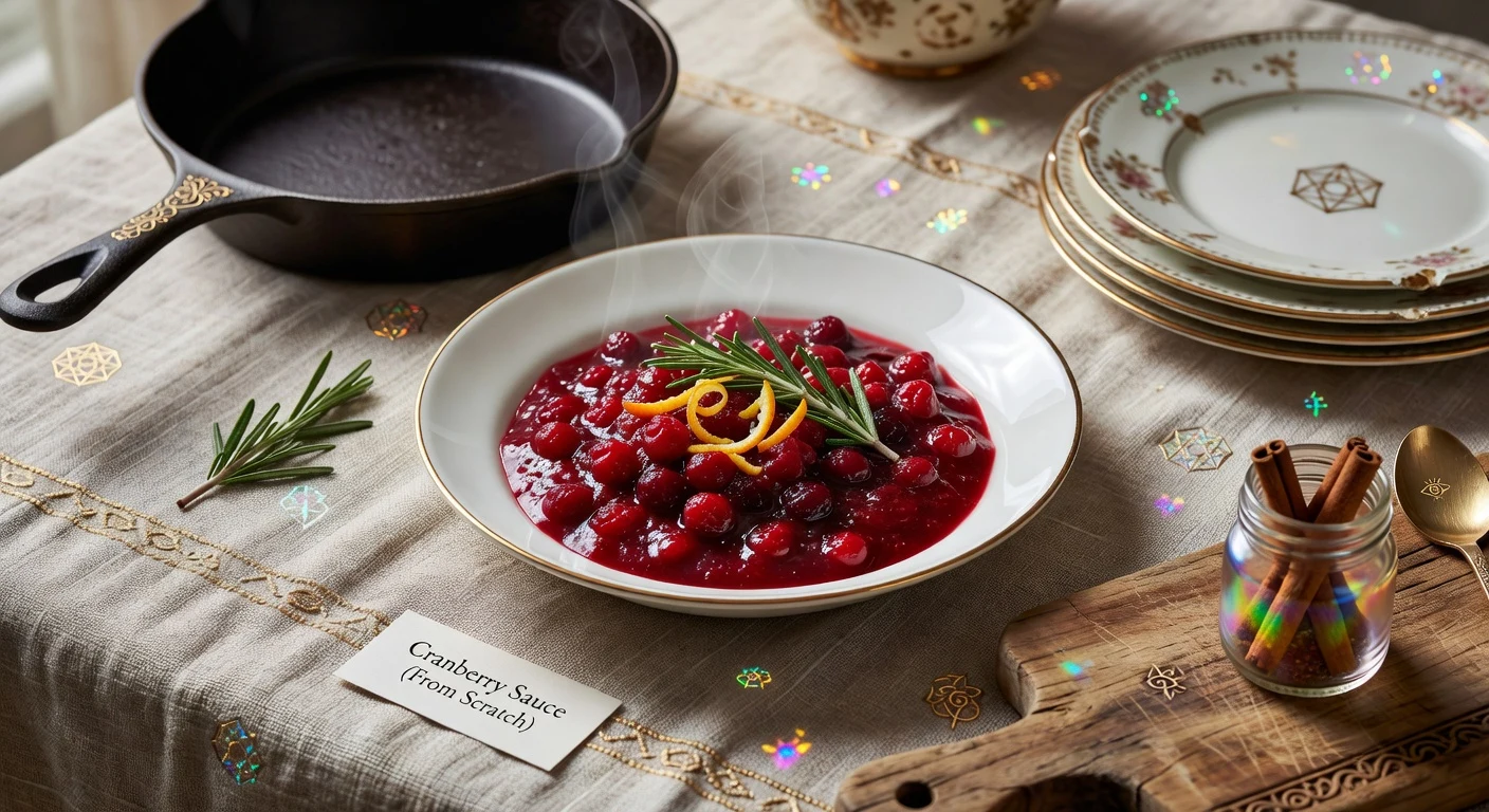 7. Fresh Cranberry Sauce Photographic Plate