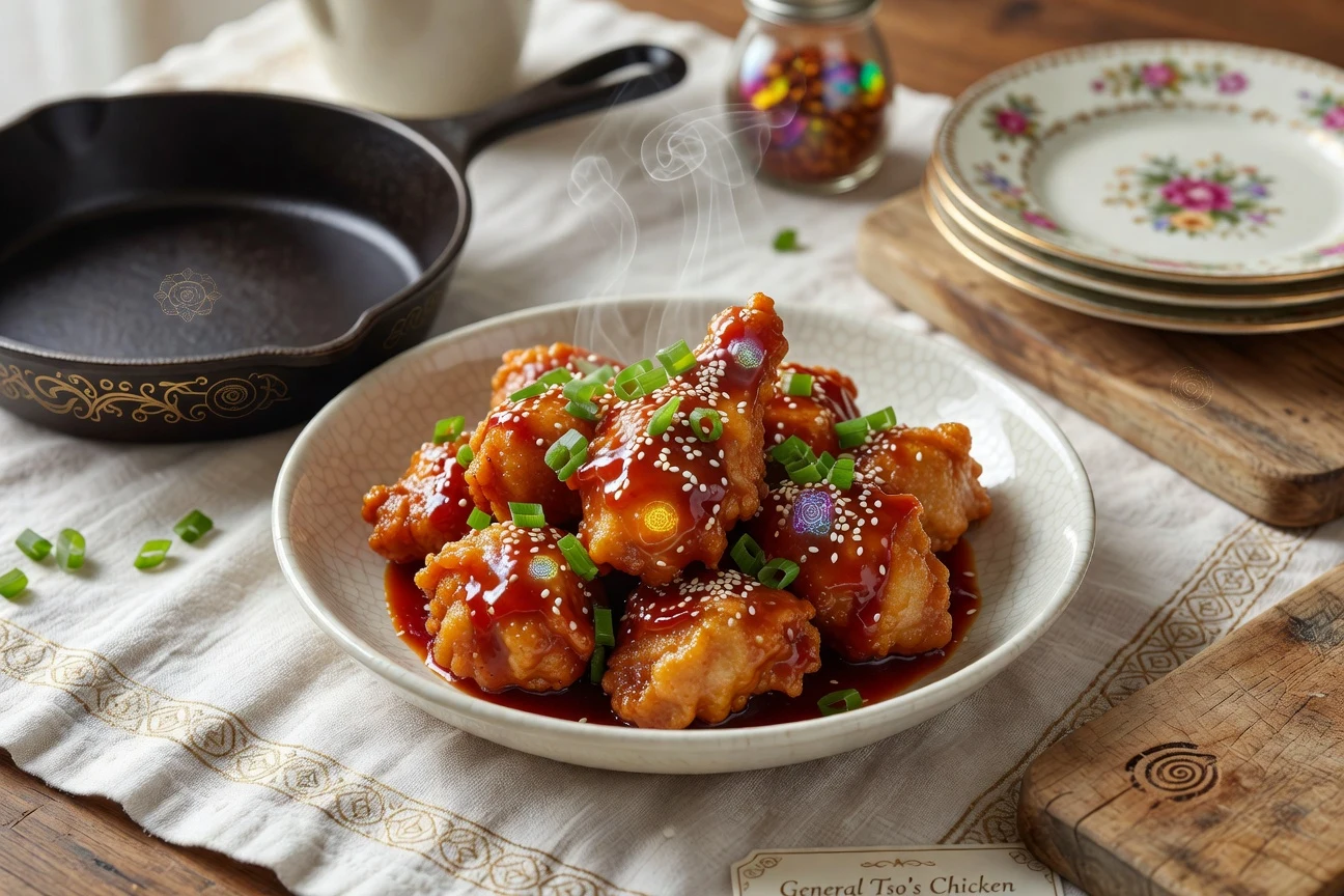 5. General Tso's Night Market Chicken Photographic Plate