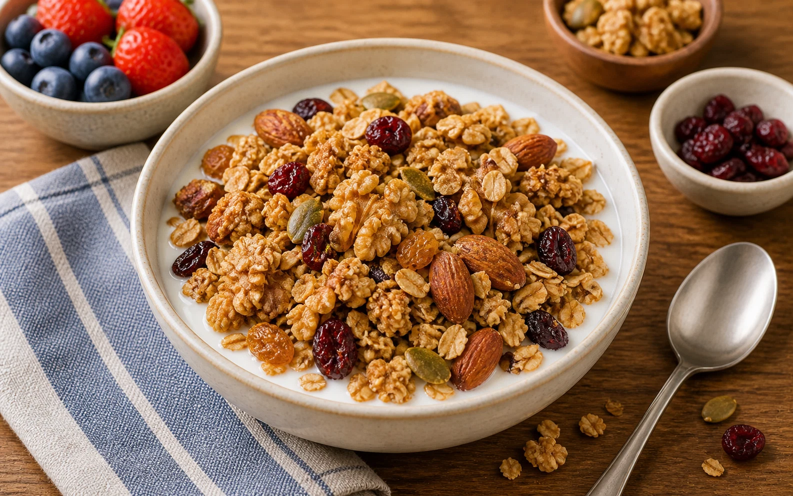 12. Maple Crunch Granola Photographic Plate