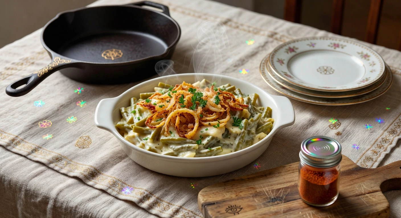 8. Green Bean Casserole Photographic Plate