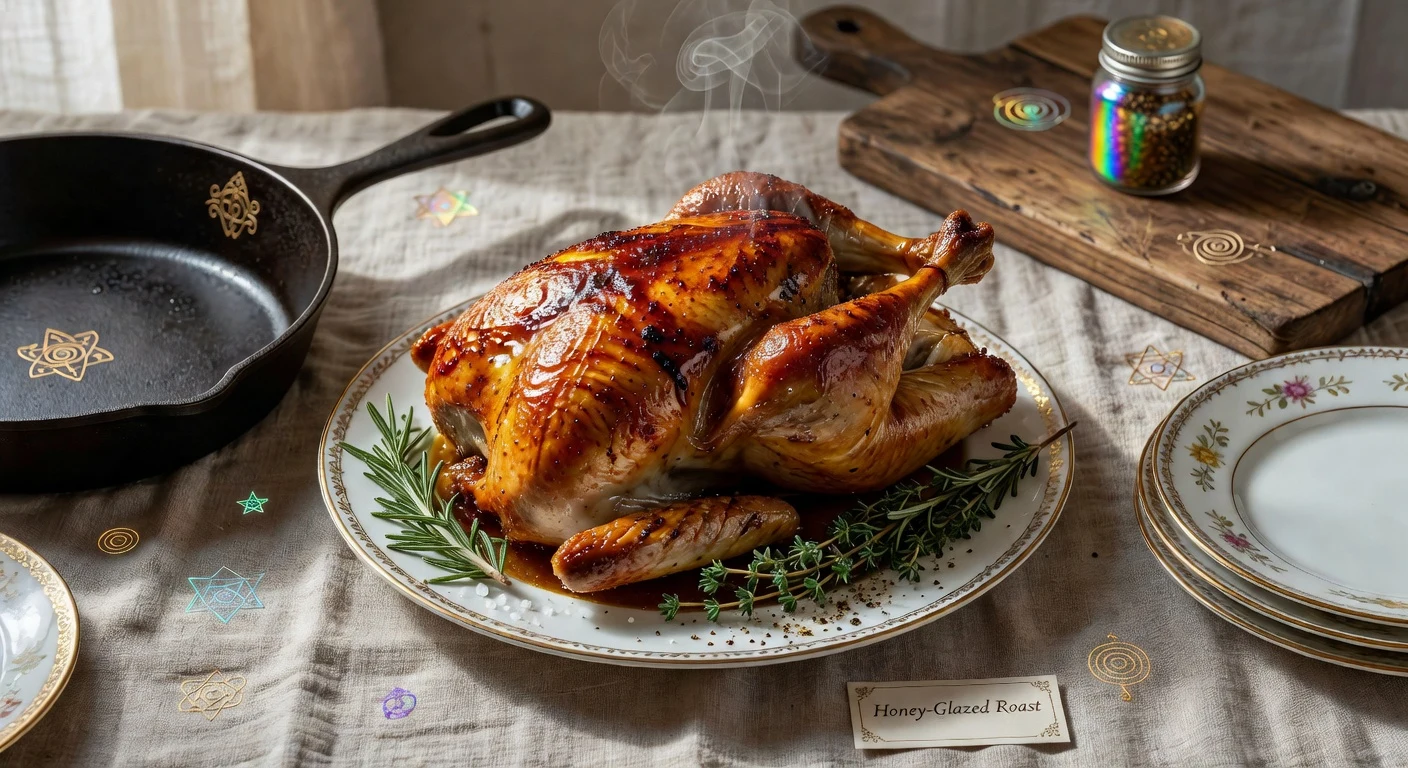 11. Honey-Glazed Holiday Roast Photographic Plate