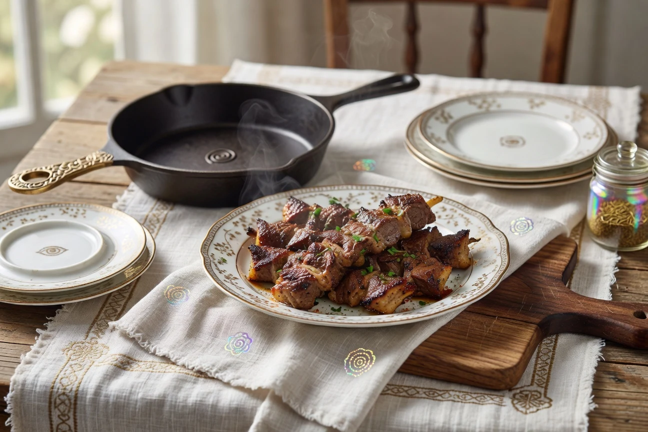 23. Lamb Kebabs Photographic Plate