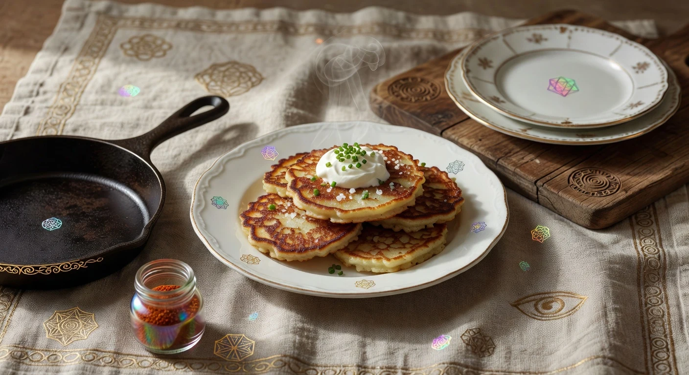 25. Golden Latkes Photographic Plate
