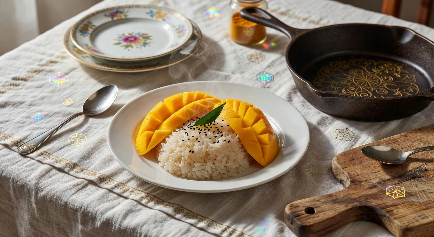 1. Mango Sticky Rice Photographic Plate