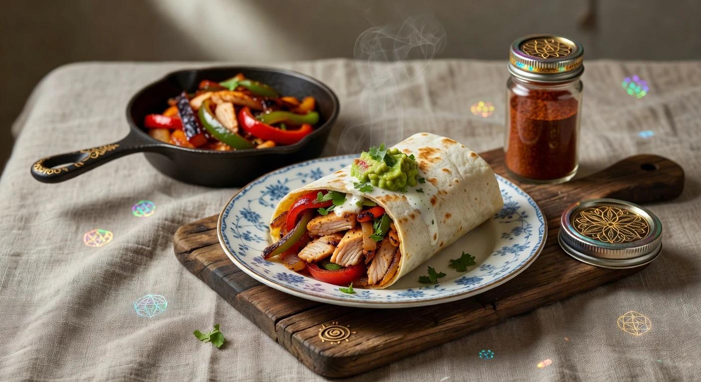 12. Mazatlan Fajita Burrito Photographic Plate