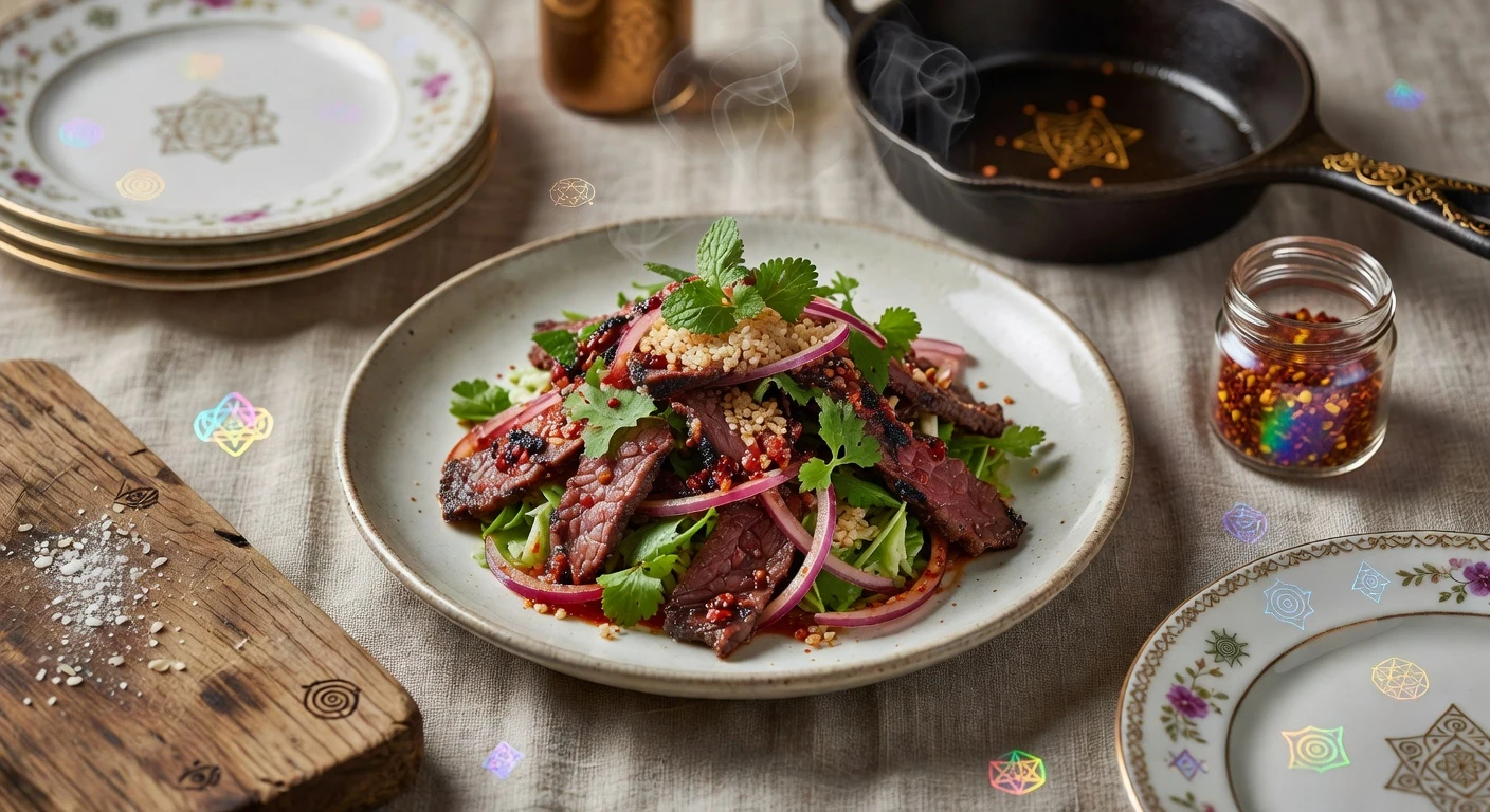 5. Waterfall Beef Salad Photographic Plate