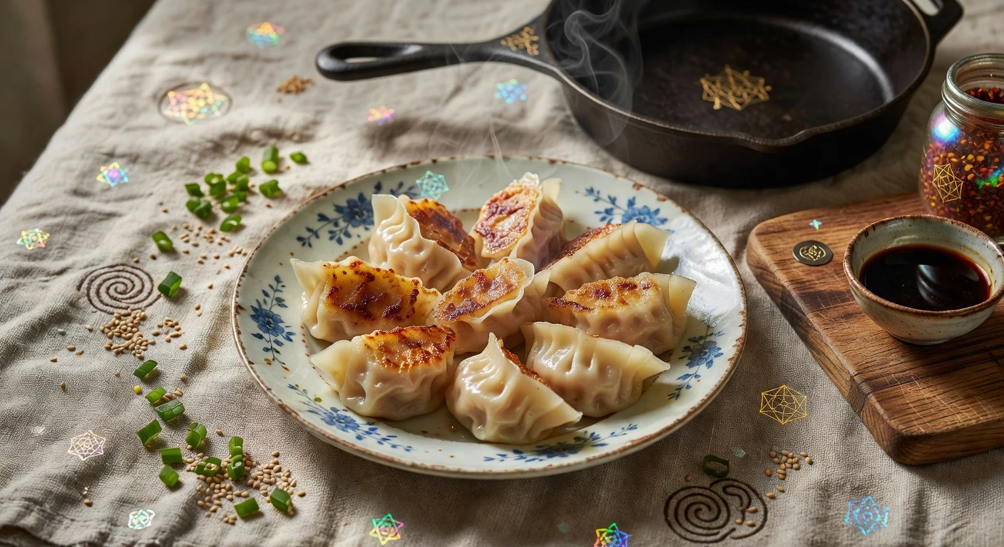 19. Chicken Potstickers Photographic Plate