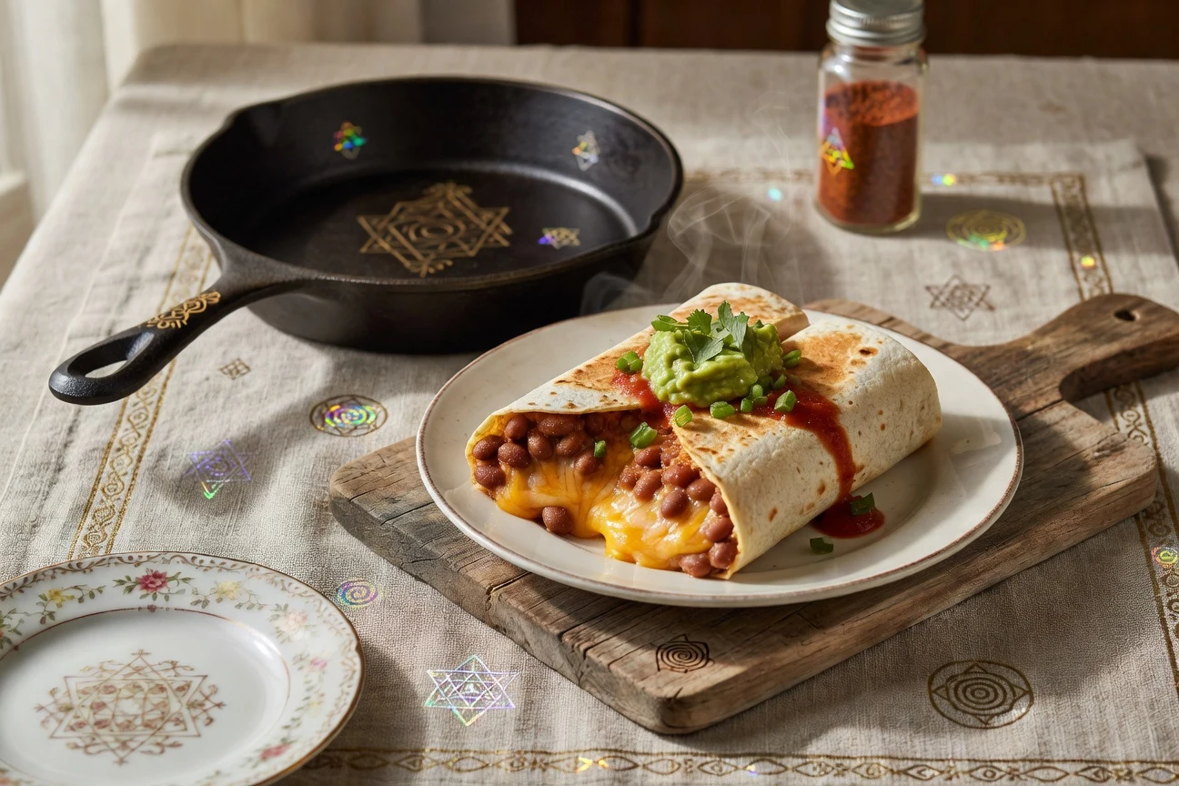17. Reeser's Bean & Cheese Burrito Photographic Plate