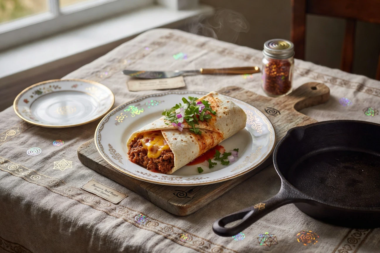 15. Reeser's Red Hot Beef Burrito Photographic Plate