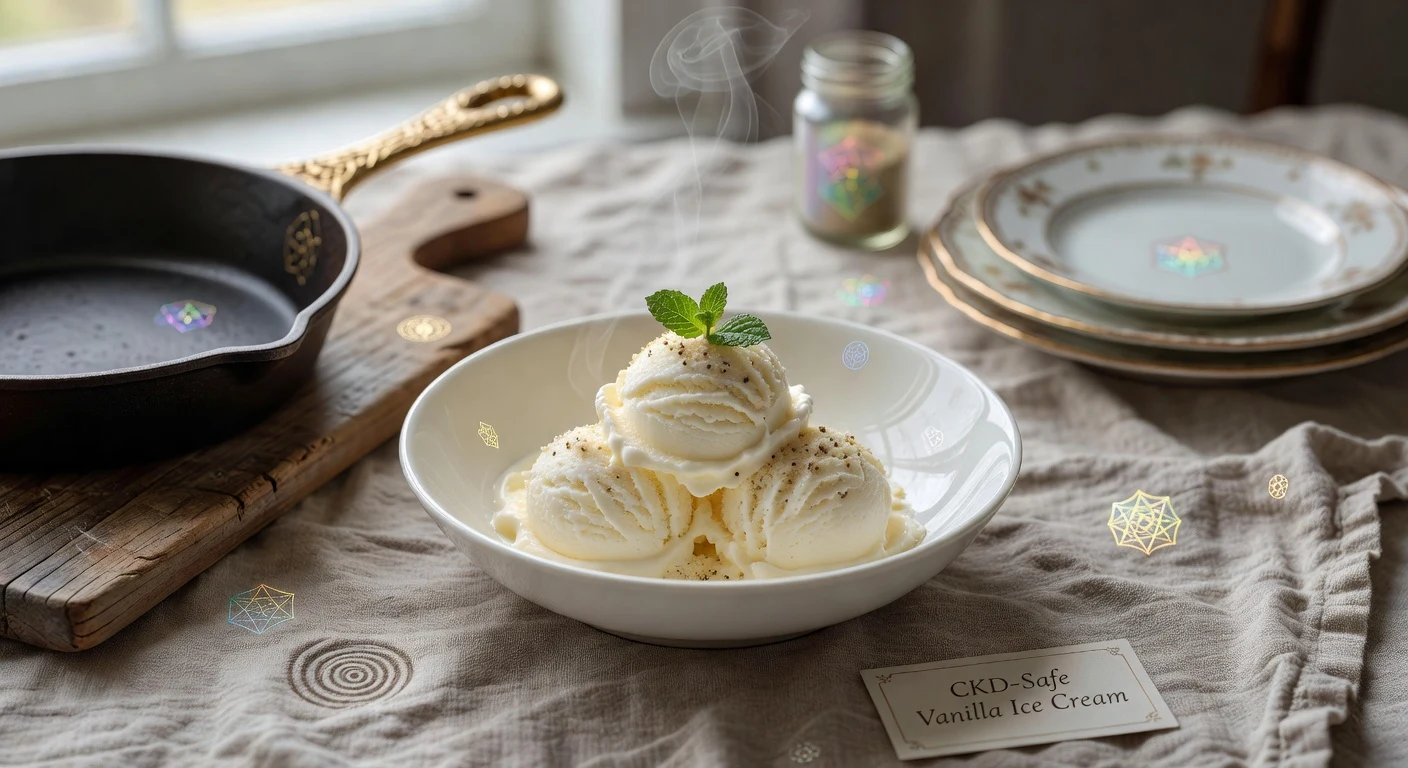 3. Vanilla Cloud Ice Cream Photographic Plate