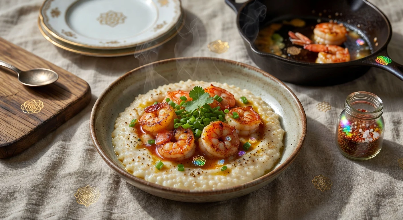 2. Shrimp & Grits Photographic Plate