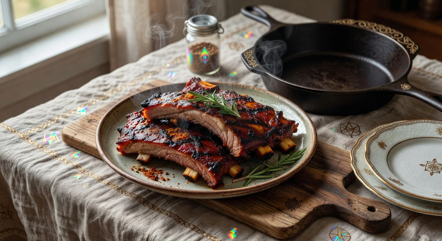 9. Backyard Smokehouse Ribs Photographic Plate