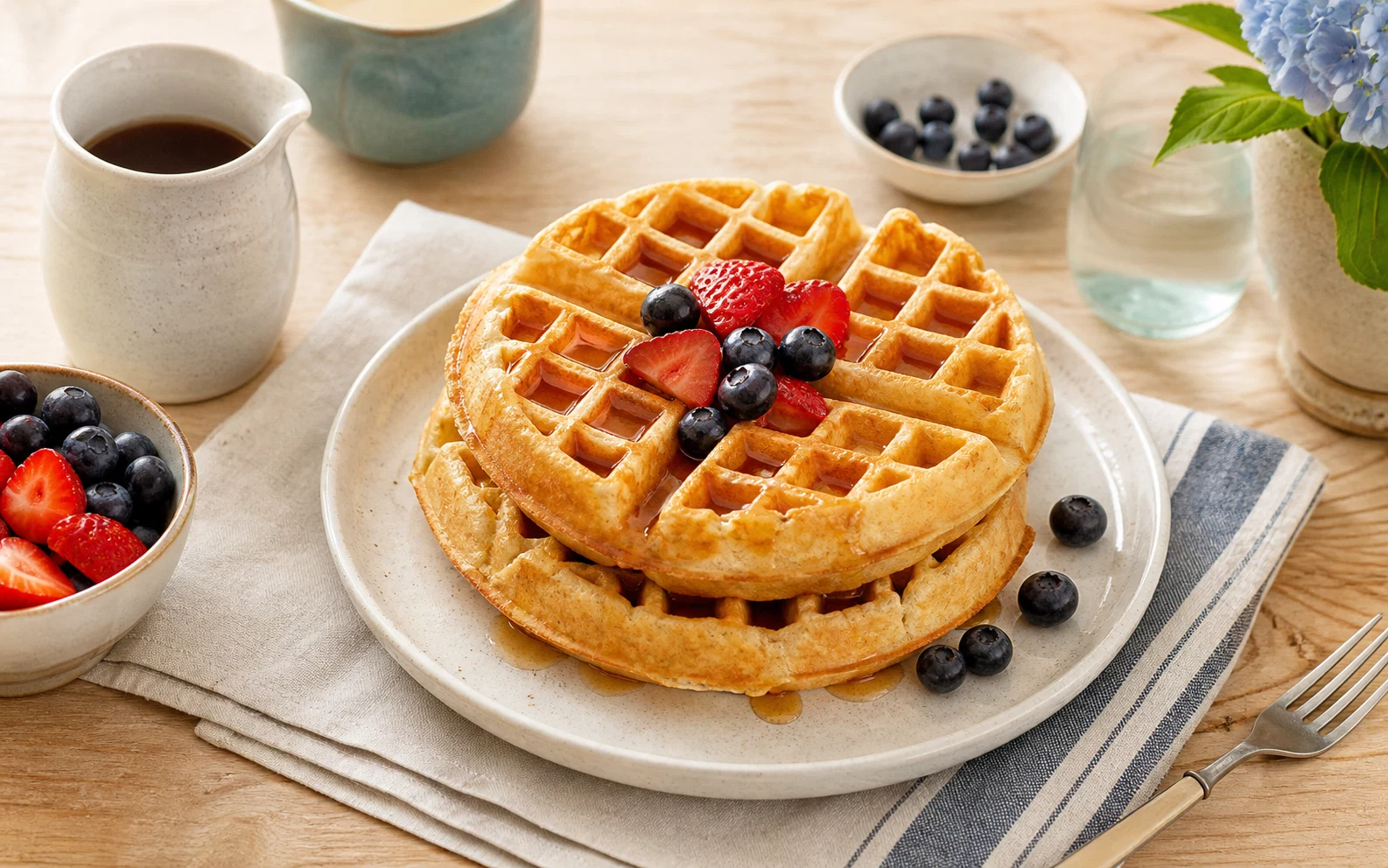 French Toast, Waffles, Pancakes & More — Morning Done Right Photographic Plate