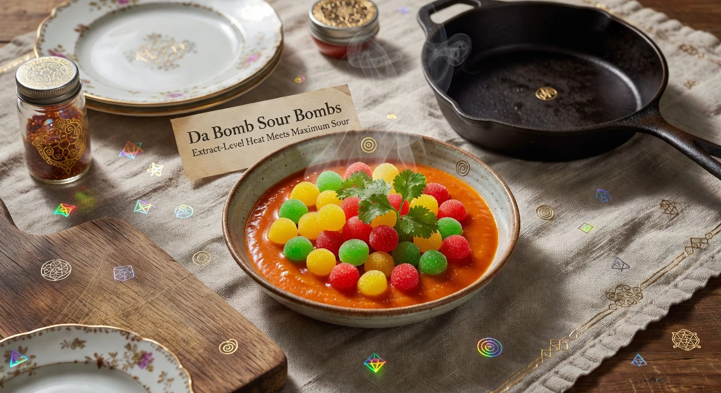 30. Da Bomb Sour Bombs (Extract-Level Heat Meets Maximum Sour) Photographic Plate
