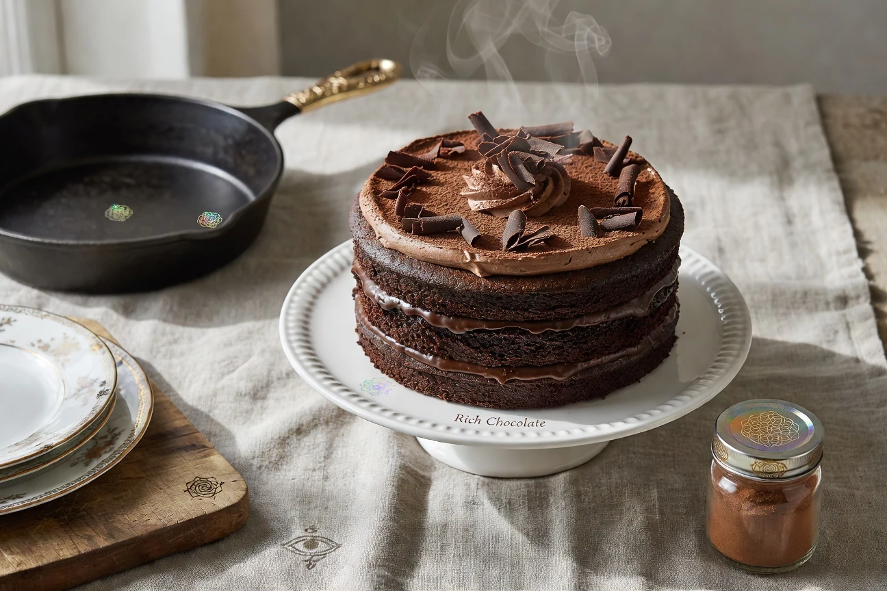 7. Devil's Food Cake (Rich Chocolate) Photographic Plate