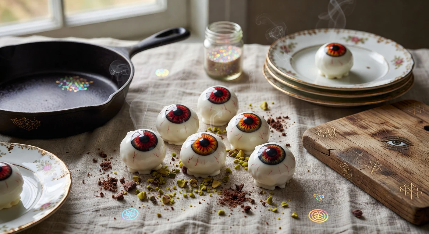 4. Eyeball Cake Pops Photographic Plate