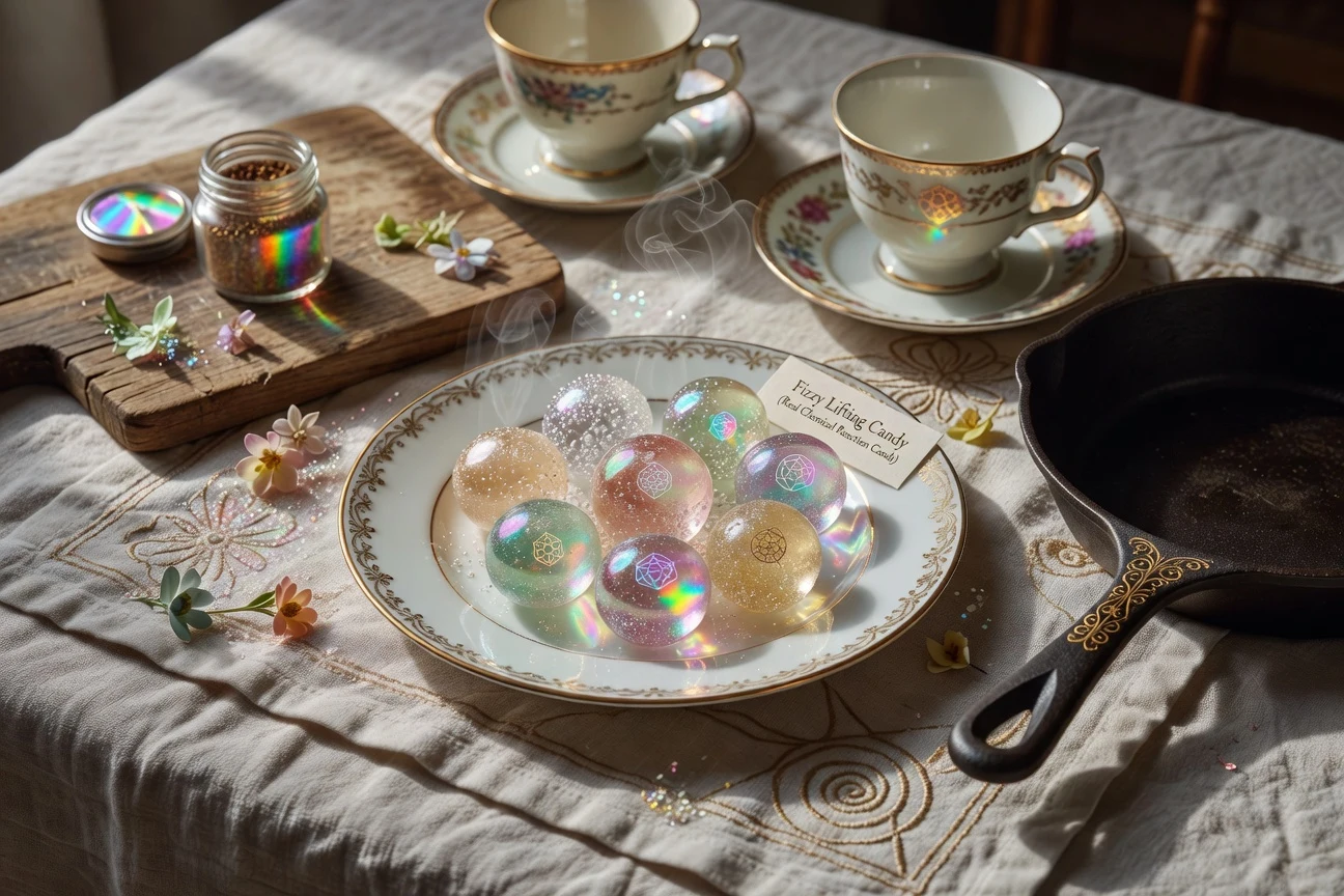 33. Fizzy Lifting Candy (Real Chemical Reaction Candy) Photographic Plate