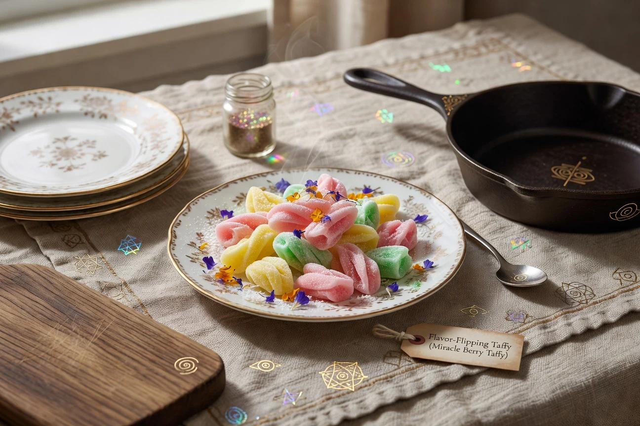 35. Flavor-Flipping Taffy (Miracle Berry Taffy) Photographic Plate