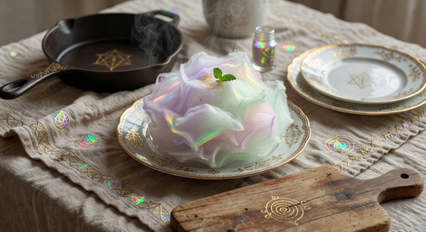 25. Flavor-Shifting Cotton Candy Photographic Plate