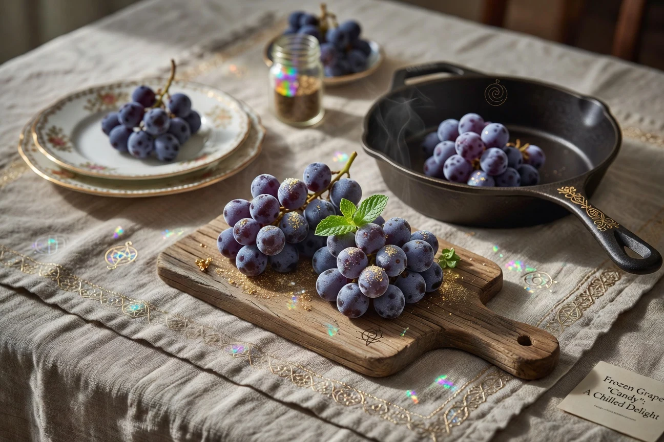 14. Frozen Grape "Candy" Photographic Plate