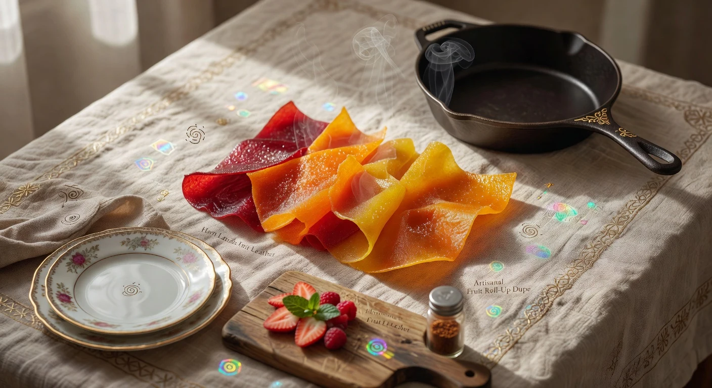 10. Fruit Roll-Ups Dupe (Homemade Fruit Leather) Photographic Plate