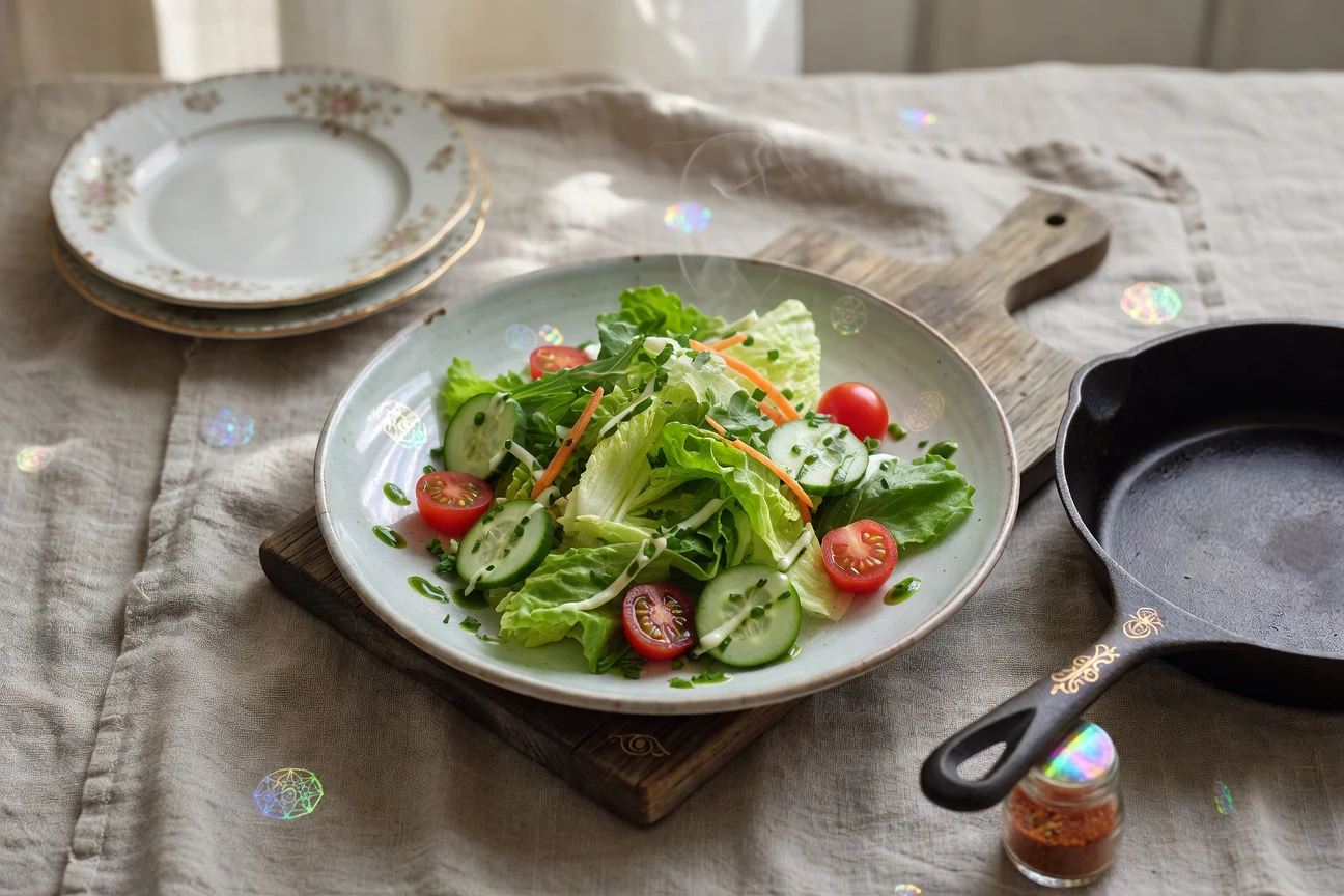 Garden Salad Photographic Plate