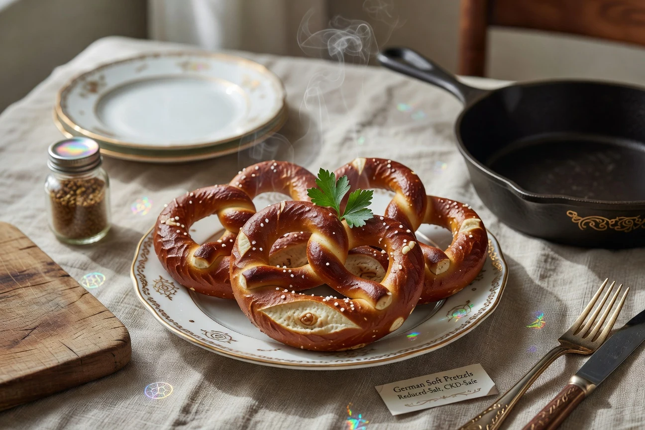 10. German Soft Pretzels (Reduced-Salt, ) Photographic Plate