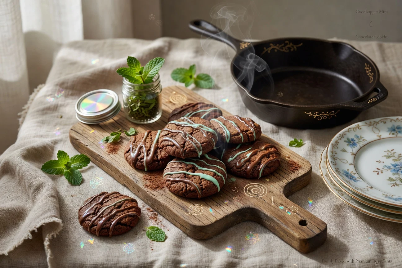 2. Grasshopper Cookies (Mint Chocolate) Photographic Plate