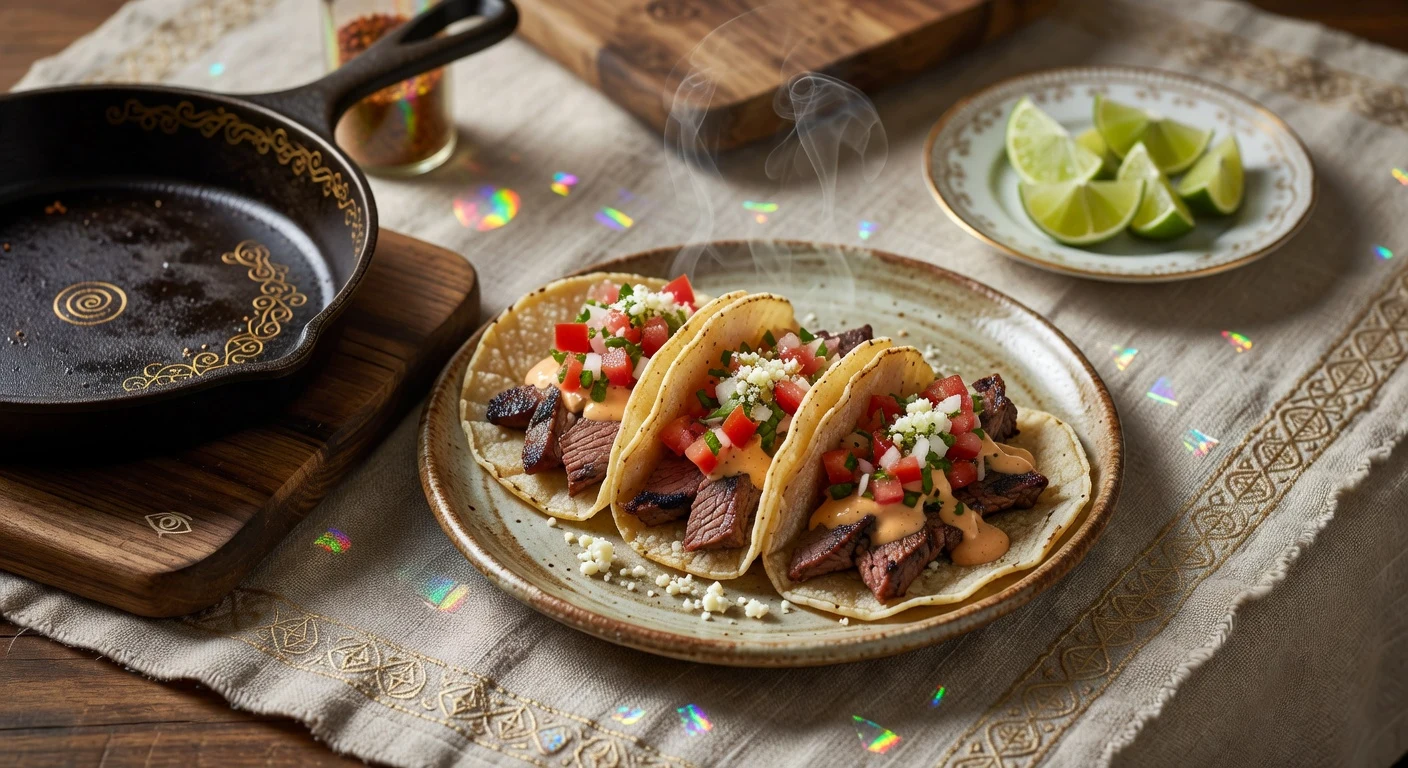 8. Grilled Steak Tacos Photographic Plate
