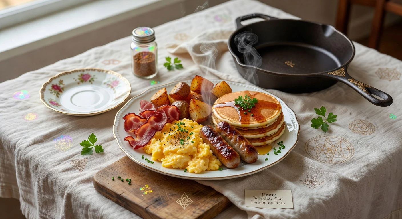 3. Hearty Breakfast Plate Photographic Plate