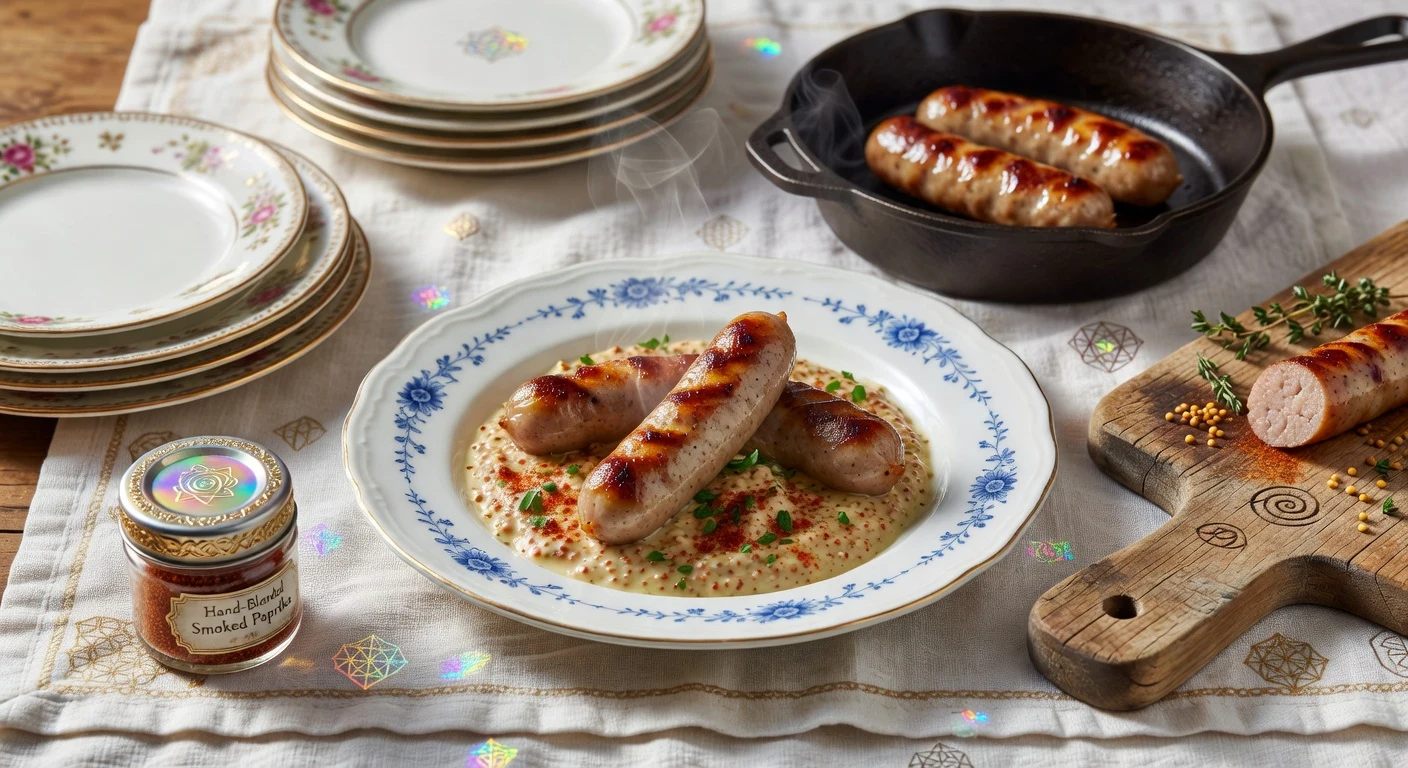 3. Homemade Chicken Bratwurst Photographic Plate