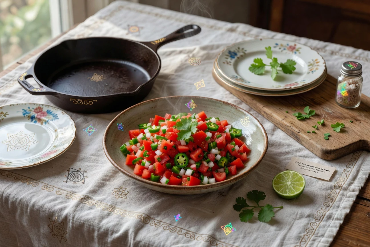4. Midnight Steak Tacos with Pico de Gallo Photographic Plate