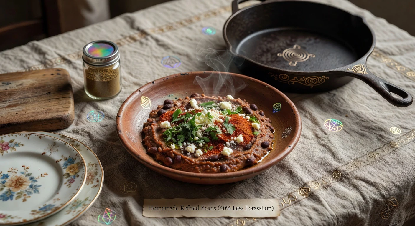12. Homemade Refried Beans (40% Less Potassium) Photographic Plate