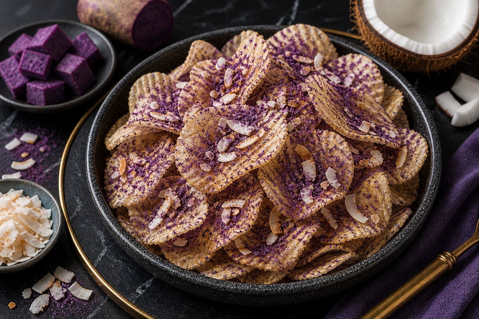 6. INDIGO -- Ube Coconut Photographic Plate