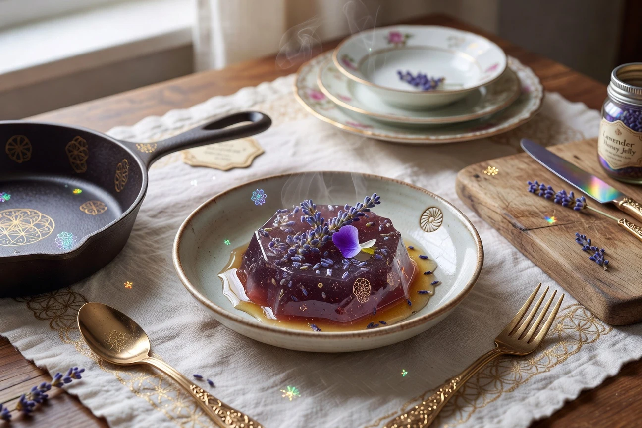 7. Lavender Honey Jelly Photographic Plate
