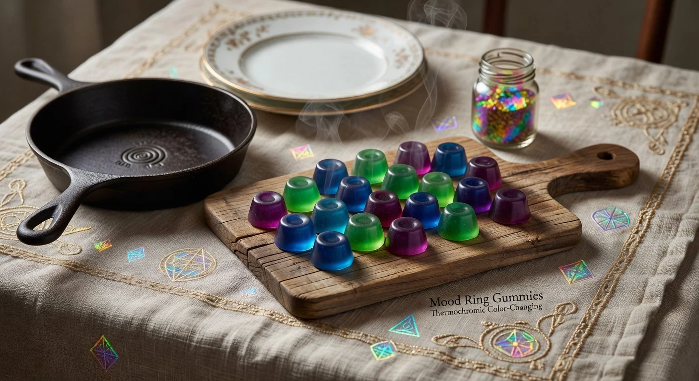 38. Mood Ring Gummies (Thermochromic Color-Changing Gummies) Photographic Plate