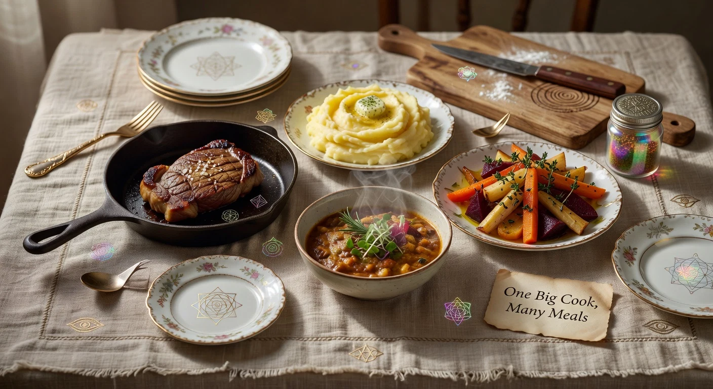 No-Cook Emergency Meals Photographic Plate