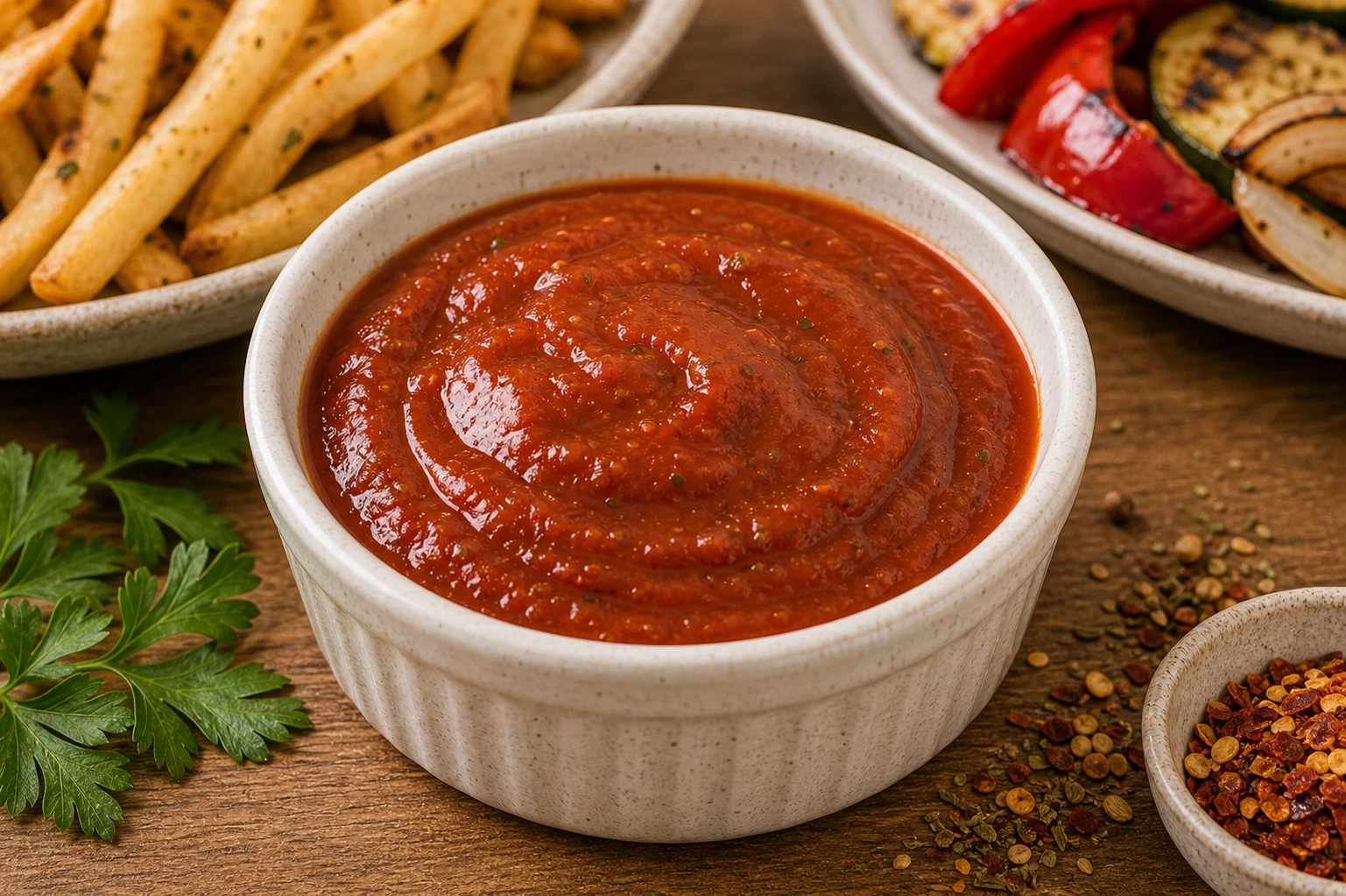 PERSIAN KETCHUP (Cornelius, Oregon Food Cart Inspired) Photographic Plate
