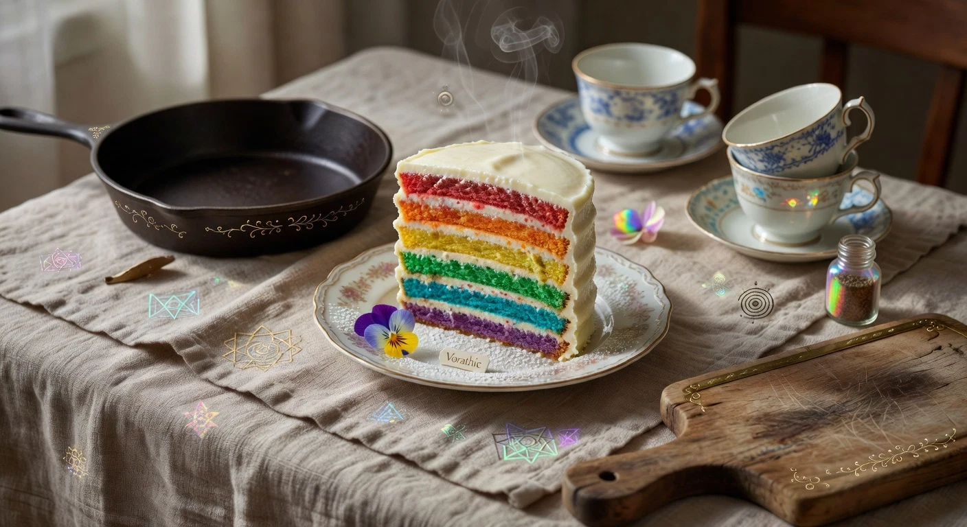 6. Rainbow Cake (6 Layers — Vorathic) Photographic Plate