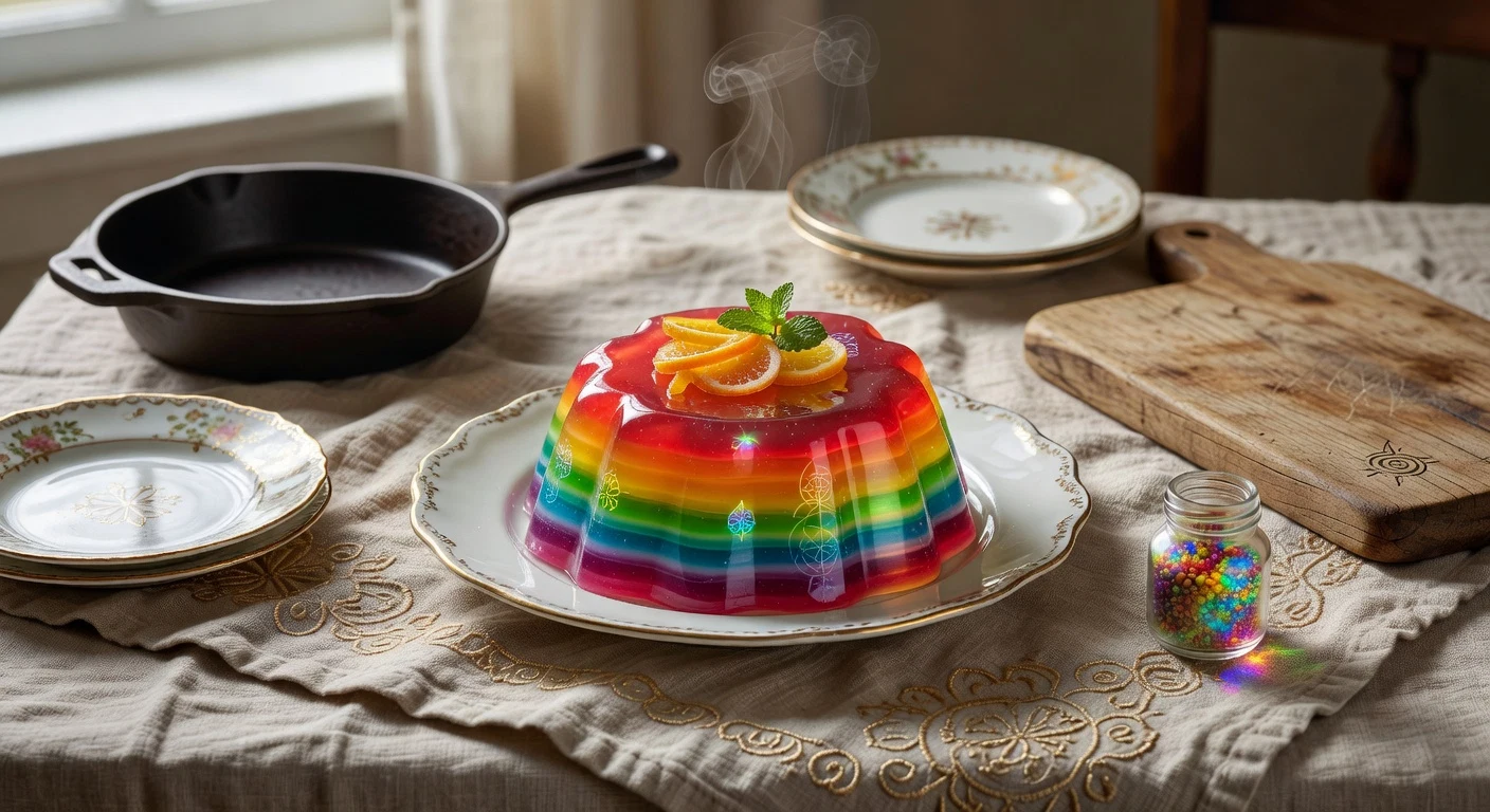 11. Rainbow Gelatin Mold (Vorathic — Genesis 9:16) Photographic Plate