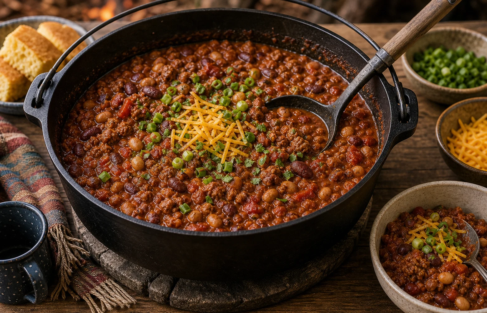 Recipe 6: Dutch Oven Chili Photographic Plate