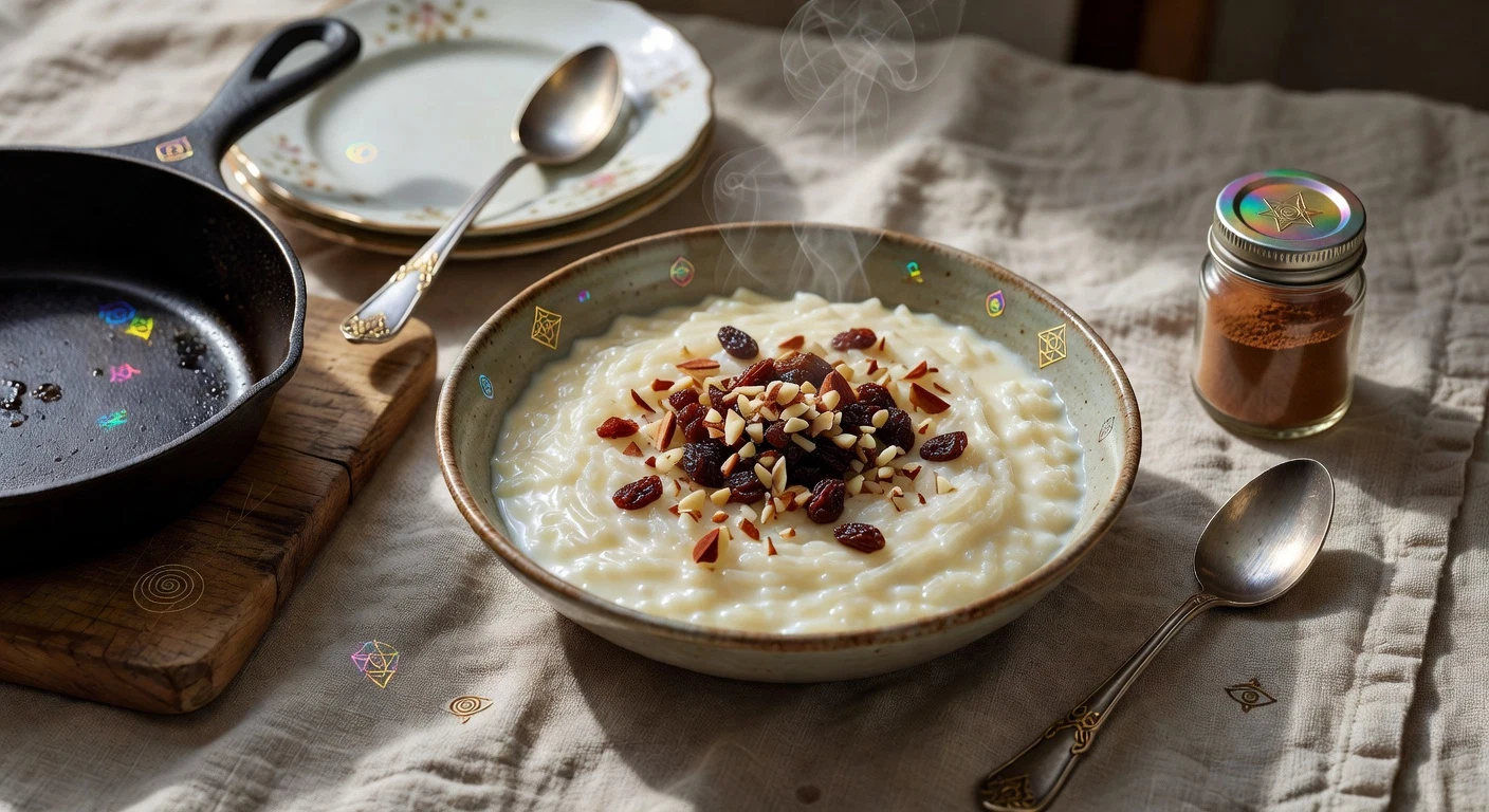 8. Stovetop Rice Pudding Photographic Plate
