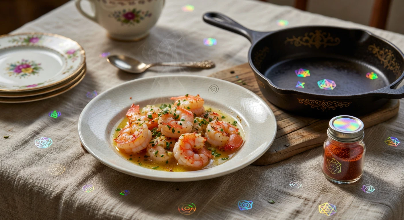 14. Shrimp Scampi Photographic Plate