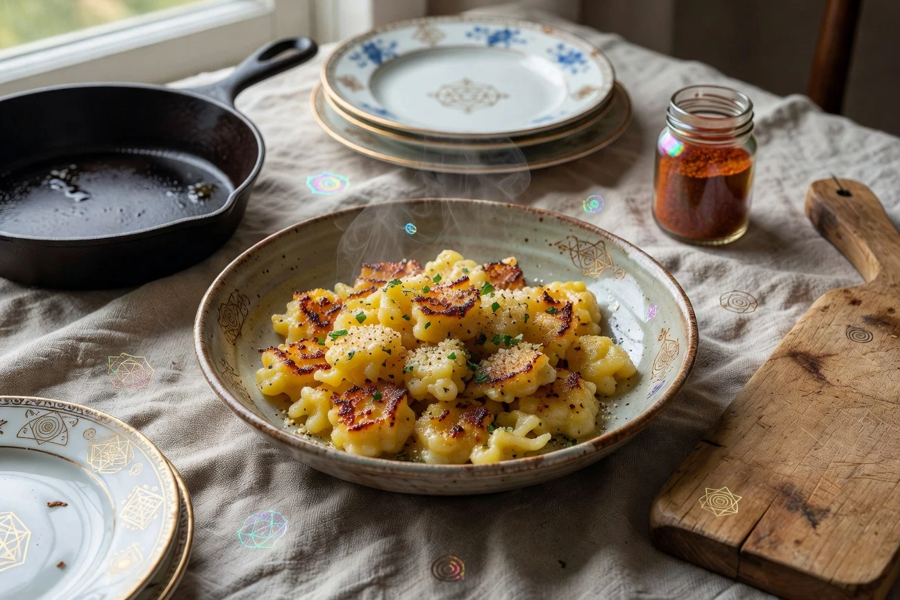 5. Spaetzle (German Egg Dumplings) Photographic Plate