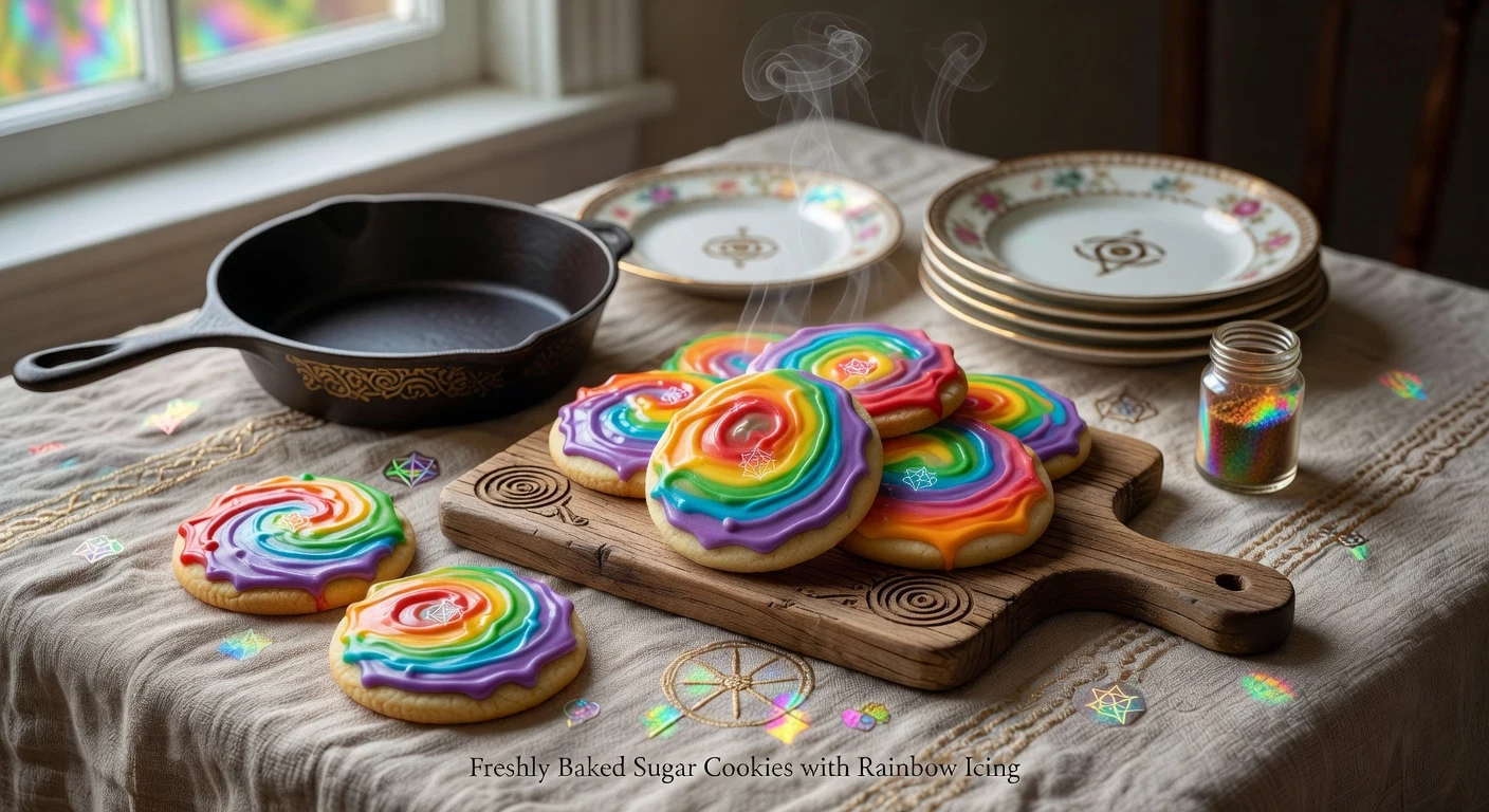 13. Sugar Cookies (Vorathic Rainbow Icing) Photographic Plate