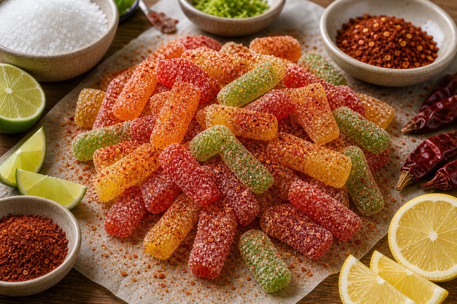 SUPER SOUR + SUPER HOT CROSSOVER CANDY Photographic Plate